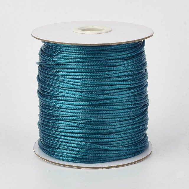 Polyesterkordel Blaugrün 1 mm 155 bis 160 m pro Rolle - Bild 1