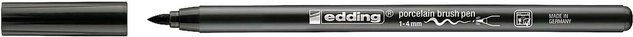 edding 4200 Porzellan-Brushpen Schwarz - Bild 2