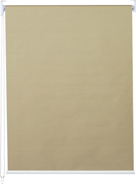 MCW Seitenzugrollo MCW-D52 als blickdichte Verdunkelung Jalousie in Beige, Breite: 120 cm, Höhe: 160 cm - Bild 1