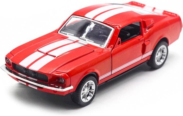 Linyi toy car Ford Mustang Oldtimer, Druckgussmodell, Metall, ab 4 Jahren - Bild 1