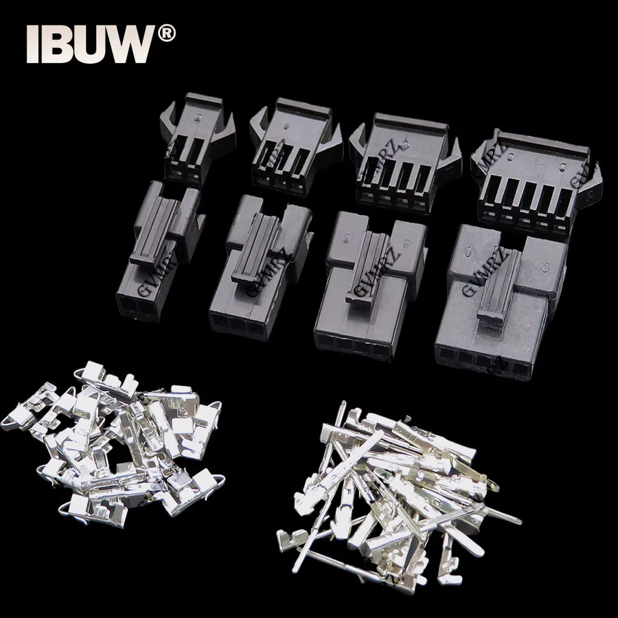 JST SM Stecker Set mit 520 Teilen in Schwarz, 2,54mm Pitch, Männliche und Weibliche Gehäuse sowie Crimp Terminals für 2, 3, 4 und 5 Pin - Bild 5