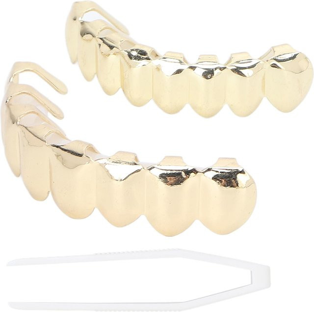 Neoglint Zähne Set, Legierung, Gold, Damen - Bild 1