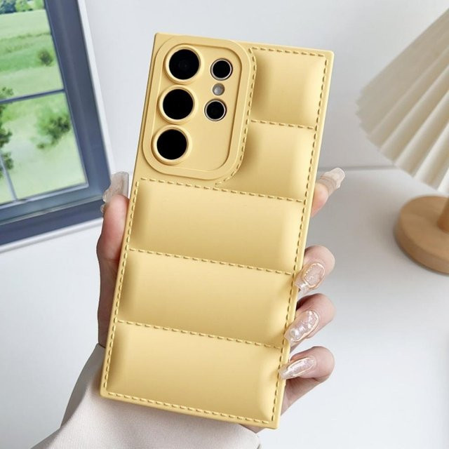 Stoßfeste Silikon Daunenjacke Schutzhülle für Samsung Galaxy S26 S25 S24 A56 A36 A26 A06 Plus Ultra FE in Bunt - Bild 1