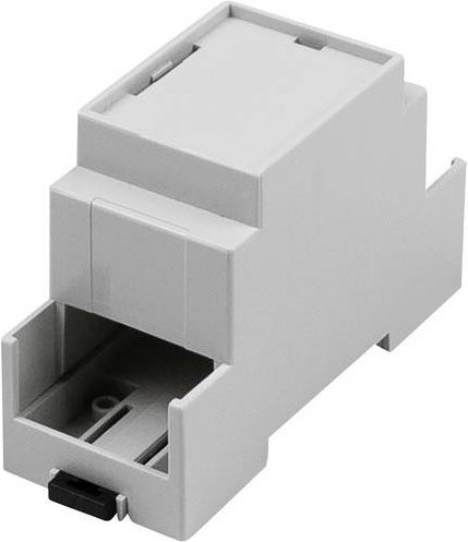 Camdenboss CNMB-2ST-2-CON Hutschienen-Gehäuse, Grau, B/T/H: 36 x 90 x 58 mm - Bild 1