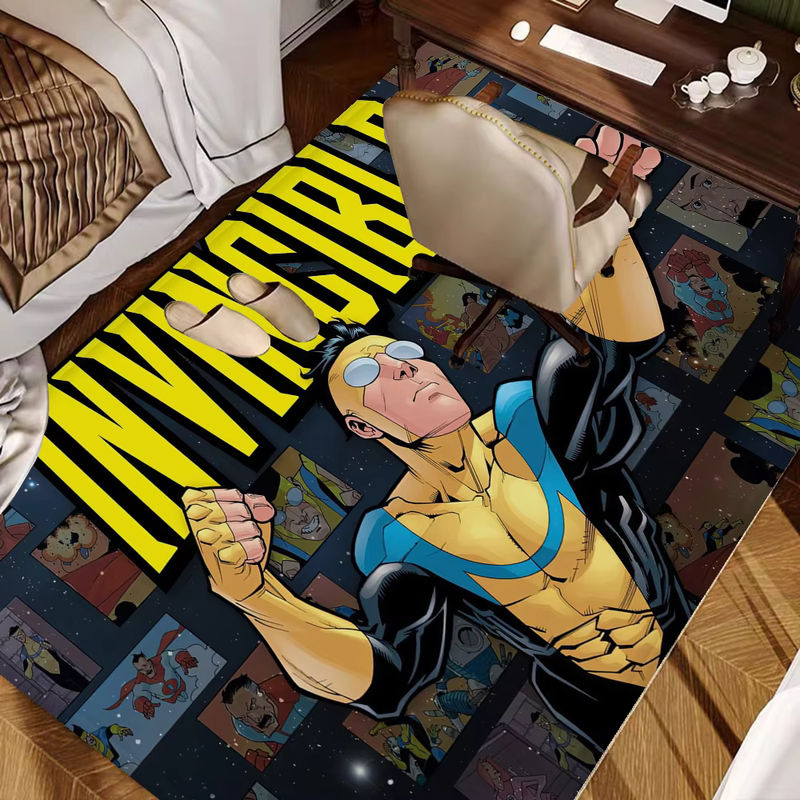 I-Invincible Rutschfeste Bodenmatte mit Kinder-Motiv in Mehrfarbig für Kinderzimmer, Schlafzimmer, Wohnzimmer oder Balkon - Bild 4