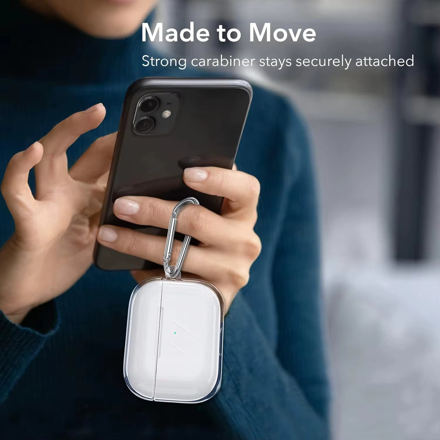 Transparente TPU Kopfhörerhülle für AirPods 4, 3 und Pro 2 mit USB-C Anschluss - Bild 6
