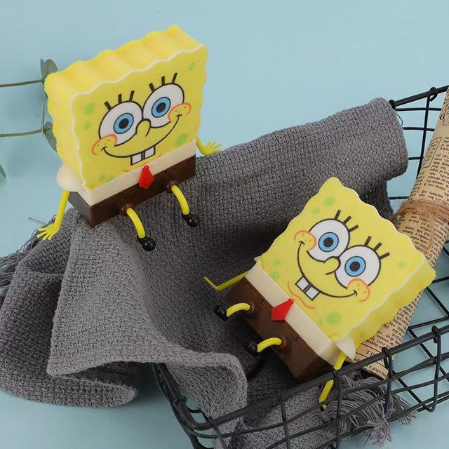 SpongeBob Abtropfgestell von Potdemiel aus Kunststoff für die Küchenspüle zur Wandmontage - Bild 1