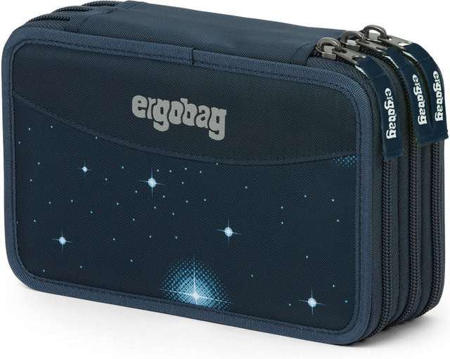 ergobag Maxi-Mäppchen GALAXY GLOW in Blau mit 3 Fächern - Bild 1