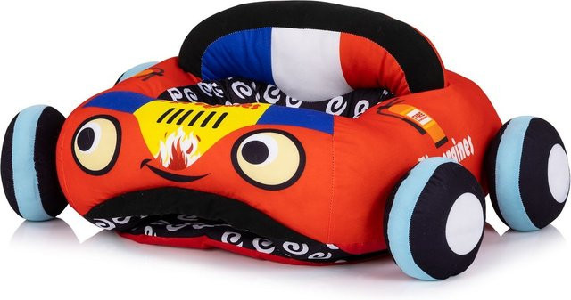 Chipolino Babyspielkissen Car Sitzkissen in Rot mit ergonomischem Auto-Design für Neugeborene - Bild 1