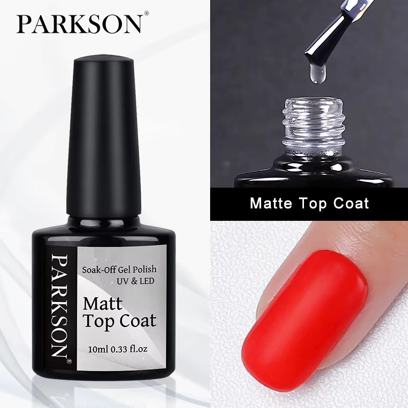Parkson Matte Top Coat Gel Nagellack Kit, 2/3 Stück - Bild 3