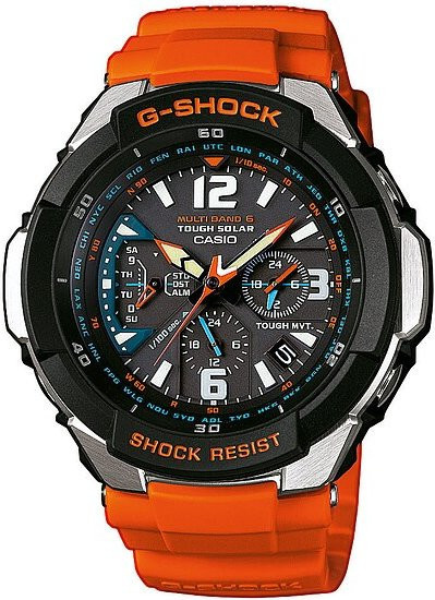 Casio G-Shock Digitaluhr, Solar, Edelstahl, Schwarz, Unisex - Bild 1