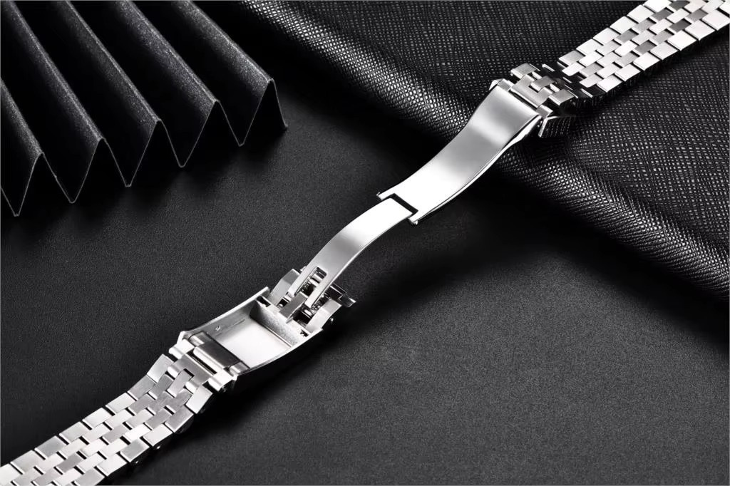 Pagani Design Uhrenarmband Edelstahl, Jubilee, Silber, 20 mm - Bild 2