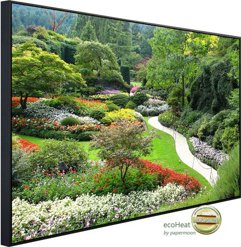 papermoon Infrarotheizung EcoHeat Butchart Gardens mit Matt-Effekt in Bunt, App-Steuerung und Überhitzungsschutz - Bild 1