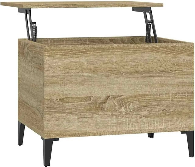vidaXL Couchtisch Sonoma-Eiche mit Lift-up-Top, braun, B/T/H: 60 x 44,5 x 45 cm - Bild 1