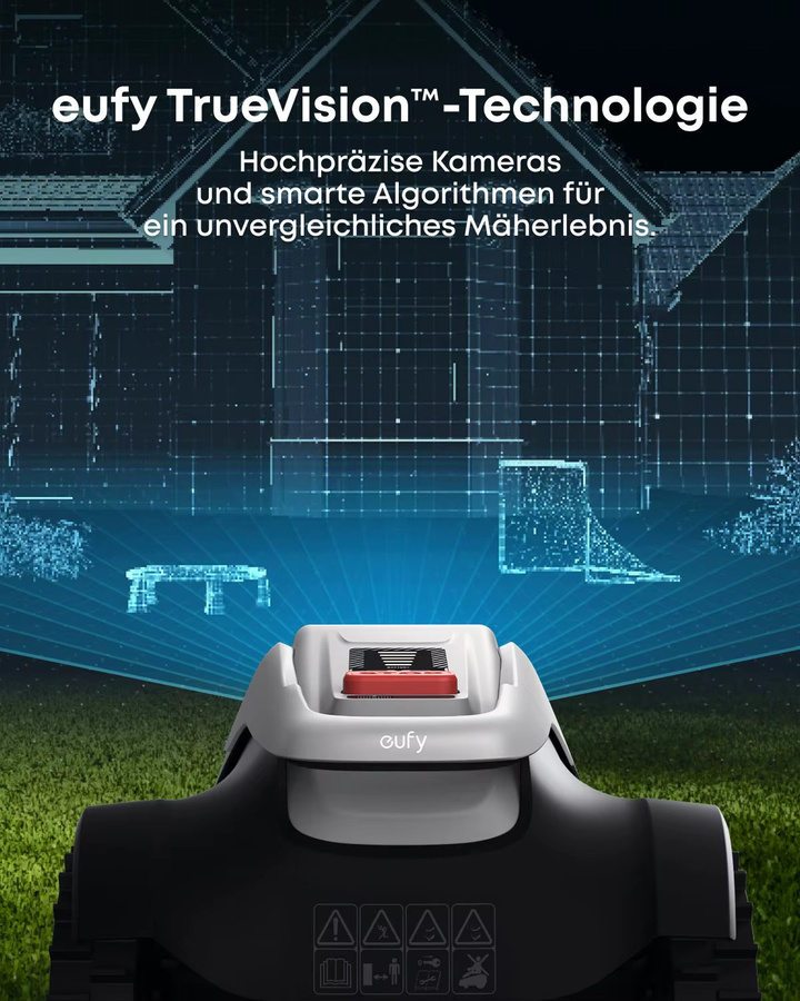 eufy Mähroboter E15 mit Smart-Navigation, Auto-Mapping und Hindernisvermeidung - Bild 3