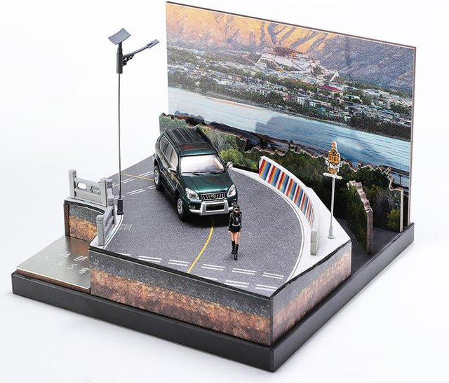 Linyi Ggt Prado 120 Foshan Ausstellung Limited Edition Legierungsmodellauto, 1:64, Schwarz, ab 14 Jahren - Bild 1