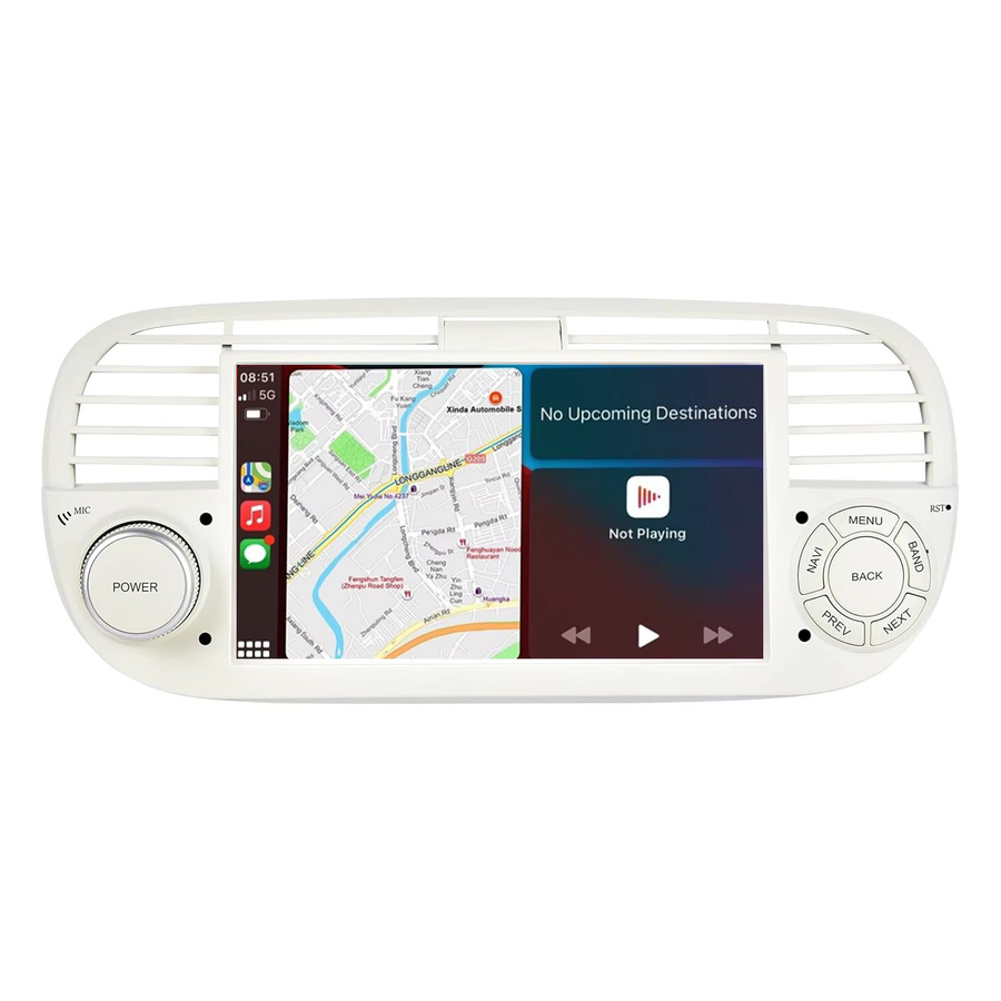 ESSGOO 7 Zoll Wireless Carplay Android 15 Autoradio für Fiat Abarth 500 2007-2015 mit GPS, Wifi und Bluetooth - Bild 6