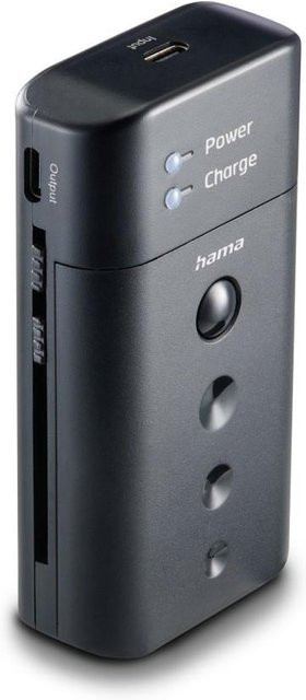 Hama Universal-Ladegerät Delta Travel für Li-Ionen-Akkus und AA/AAA-Zellen mit USB-C in Schwarz - Bild 1
