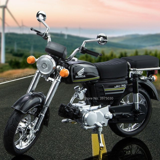 Honda Motorcycle Diecast Modell 1/10 Alloy mit Licht und Sound - Bild 1