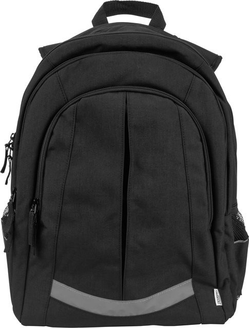 CRELANDO Schulrucksack aus Polyester in Schwarz - Bild 1