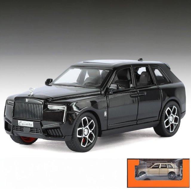 Linyi toy car Rolls Royce Cullinan Luxus-SUV, Automodell, 1:32, Metall, ab 18 Jahre - Bild 1