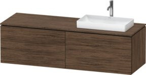 Duravit Waschtischunterschrank L-Cube in Weiß, B/T/H: 162 x 55 x 48,2 cm - Bild 1