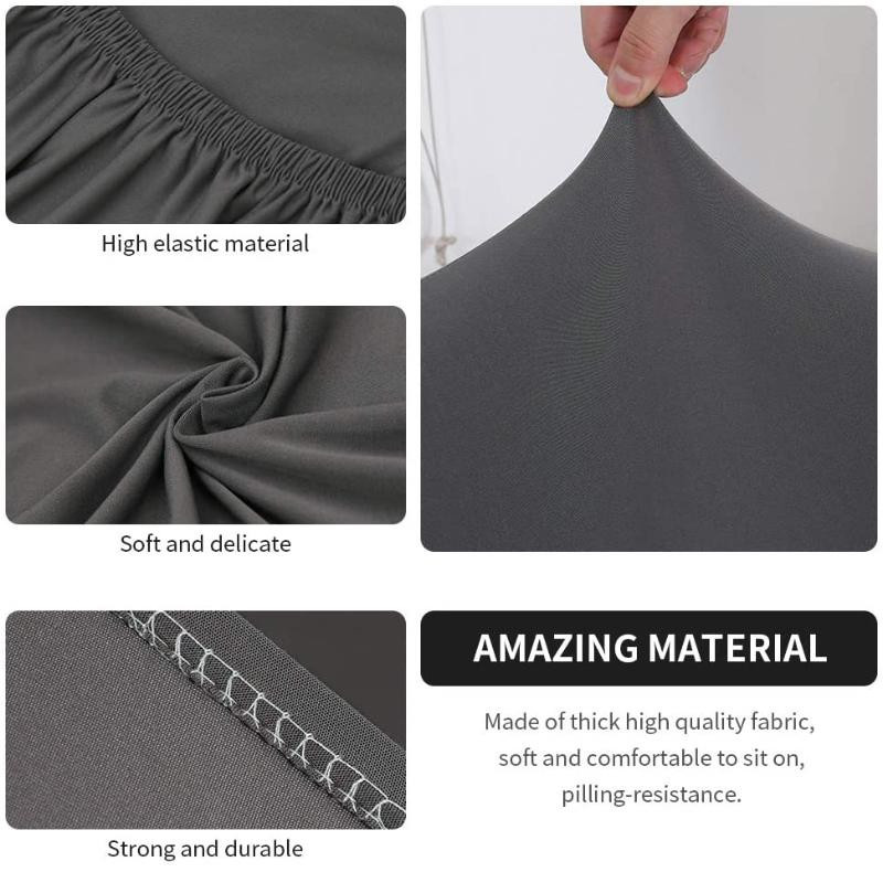 Stretch Sektions-Liegesofa Überwurf für 3-Sitzer, waschbarer Couchbezug aus Polyester mit elastischem Saum und Haustierschutz - Bild 2
