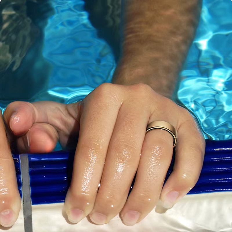 Timethinker R10 Smart Ring in Schwarz als wasserdichter Gesundheitsmonitor für Männer und Frauen mit Schlaf-Tracking und Multi-Sportmodi via QRing App - Bild 5