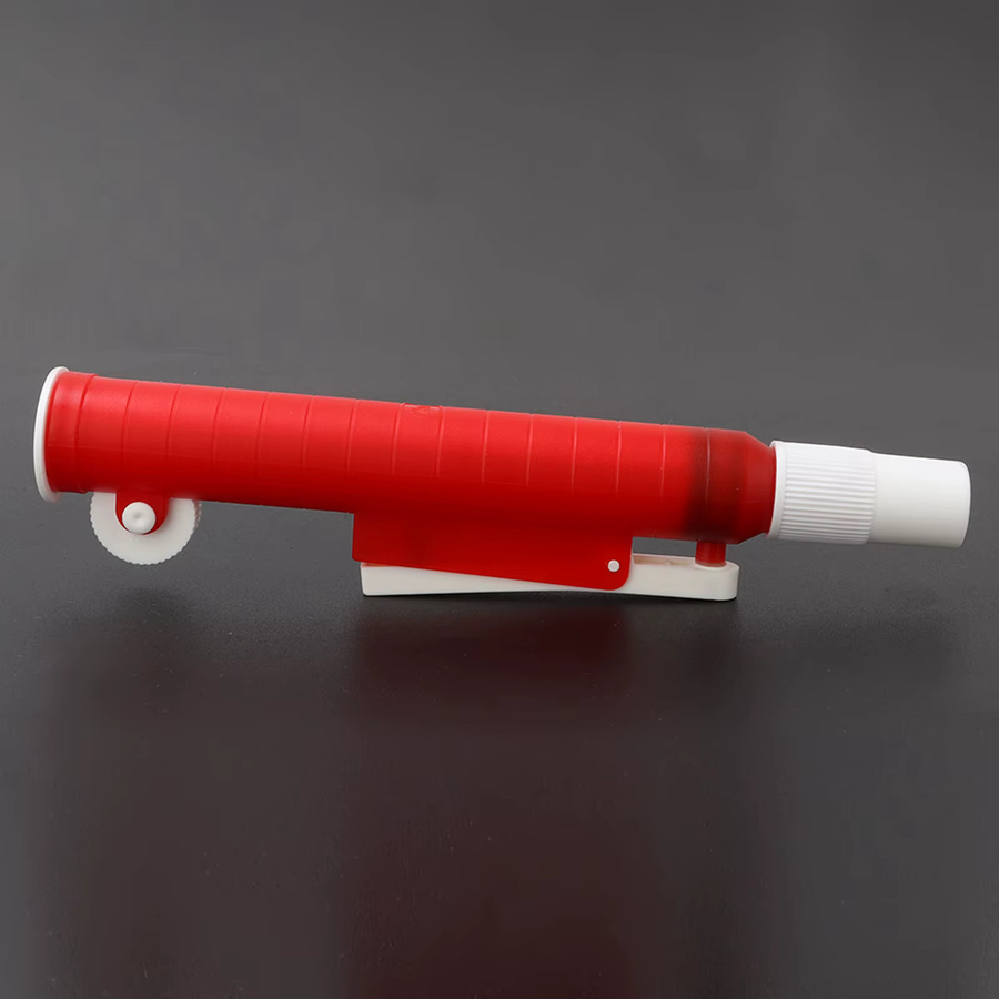YOUTHINK Pipettenpumpe für Einwegpipetten aus Kunststoff und Glas, 25 ml, Rot - Bild 4