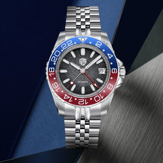 RollsTimi Armbanduhr Automatik, Edelstahl, Schwarz, Herren - Bild 1