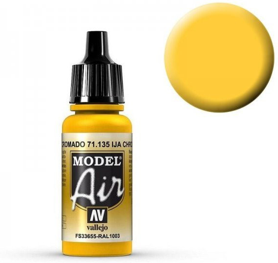 Vallejo Model Air IJA Chrome Yellow, Gelb, 17 ml - Bild 1