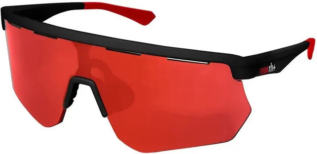 RH+ Klyma Sonnenbrille, Unisex, Vollrand, Kunststoff, black, red, orange - Bild 1