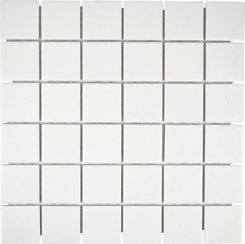 HuH Mosaikfliese Antislip Weiss Keramik Wandbelag und Bodenbelag B/L: 29,8 x 29,8 cm - Bild 1