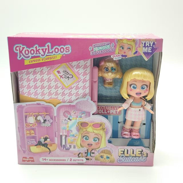 Kookyloos Kofferpuppen Drück dich aus Puppenkollektion, Mädchen, ab 14 Jahren - Bild 1