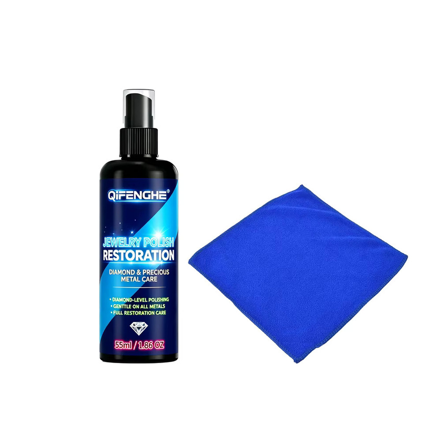 QIFENGHE Schmuck-Restaurierungsspray in Schwarz für Diamanten, Gold, Silber und Platin – Sanfter, nicht-abrasiver Reiniger für sofortigen Glanz - Bild 6