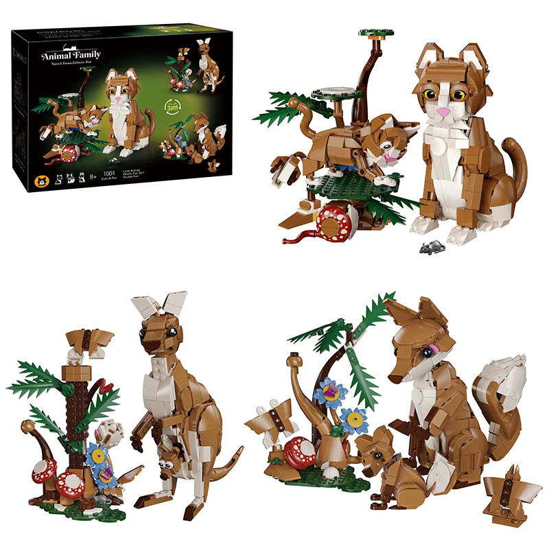 MOC Tierheim-Bauklötzchen-Set, 1.038 Teile, ab 6 Jahren - Bild 2