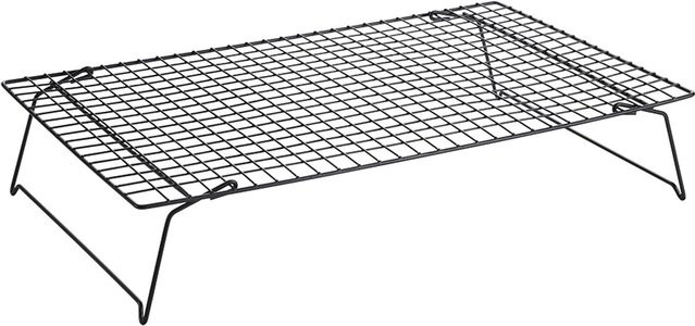 Stapelbares Abkühlgitter von Metaltex aus Metall in Schwarz, rechteckig - Bild 1