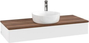 V&B Waschtischunterschrank Antao ohne Frontstruktur, Weiß, B/T/H: 120 x 50 x 19 cm - Bild 1