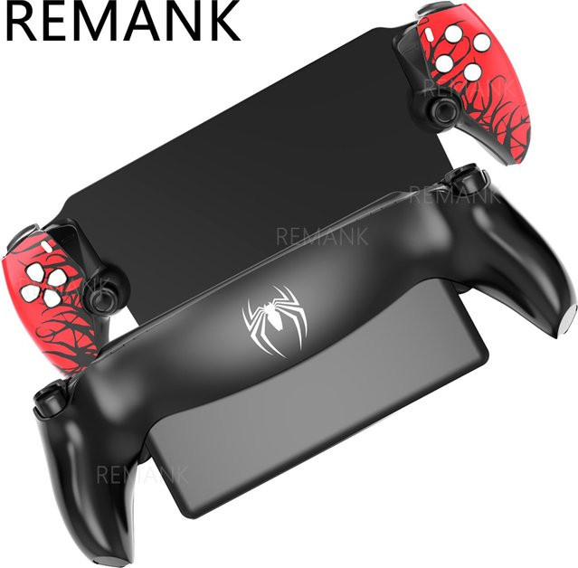 REMANK Limited Spider Frontplattenabdeckung für Playstation Portal in Schwarz - Bild 1