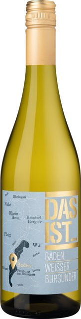 Das ist Weißburgunder Weißwein, Kaiserstuhl, trocken, 2025, 0,75 l - Bild 1