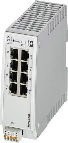 Phoenix Contact 1044024 FL SWITCH 2208 PN Industrial Ethernet Switch, Grau - Bild 1