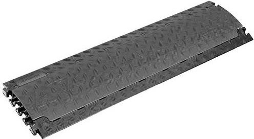 Adam Hall DEFENDER Kabelbrücke 85150BLK aus Polyurethan in Schwarz mit 6 Kanälen - Bild 1