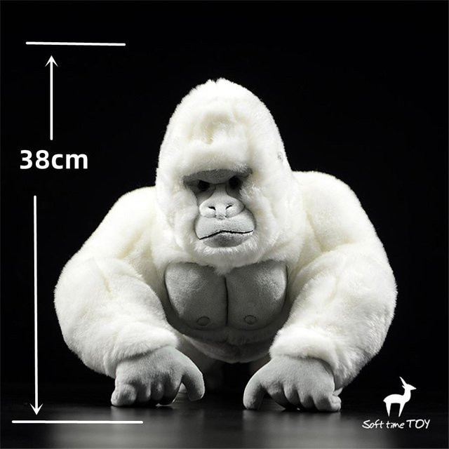 Yiran Health & Beauty Albino Gorilla Plüschtier, ab 3 Jahre - Bild 1