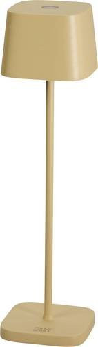 Konstsmide Capri LED-Akku-Tischlampe dimmbar in Beige aus Aluminium mit warmweißem Licht - Bild 1