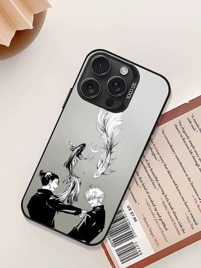 Mesuca Anime Jujutsu Kaisen Handyhülle für iPhone 11 bis 17 Pro Max und weitere Modelle - Bild 6