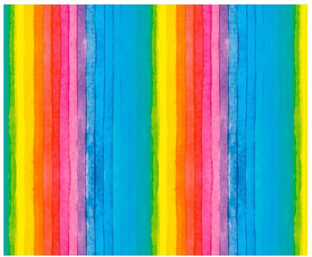URSUS Transparentpapier Regenbogen Streifen Multicolor - Bild 1