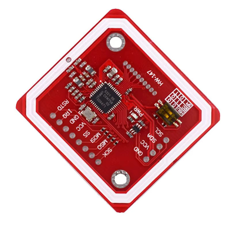 New Tech PN532 NFC RFID Wireless Modul V3 Benutzerkit in Rot mit I2C IIC SPI HSU Schnittstellen für Reader und Writer Modus - Bild 2
