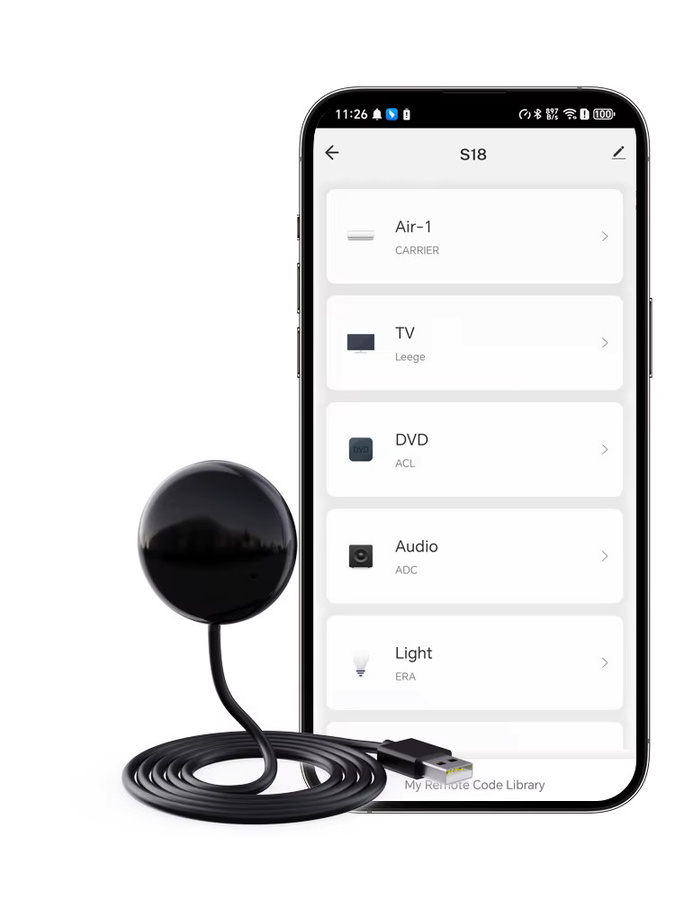 Tuya Smart WiFi IR Universalfernbedienung für TV und Klimaanlage, kompatibel mit Alexa, Google und Yandex - Bild 7