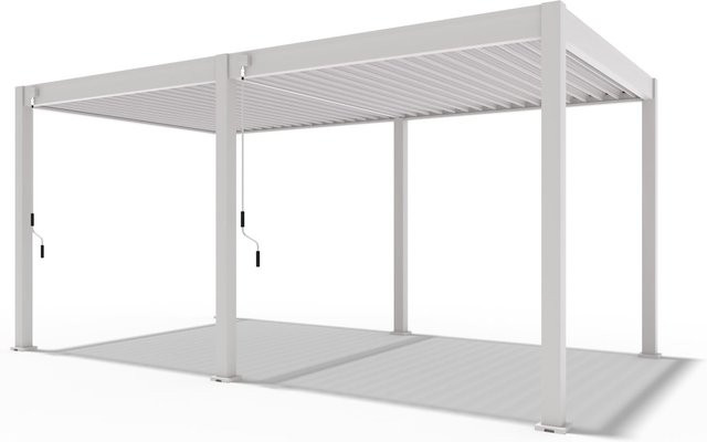 Trumpf Pergola mit Lamellendach aus Alu-Stahl in Sand, B: 5,3 m, T: 3 m - Bild 1