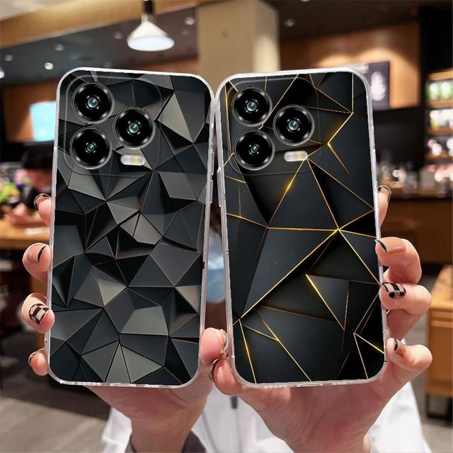 Stoßfeste Silikon Schutzhülle für ZTE Blade V70 Vita und ZTE Nubia V70 in Transparent oder Schwarz - Bild 1